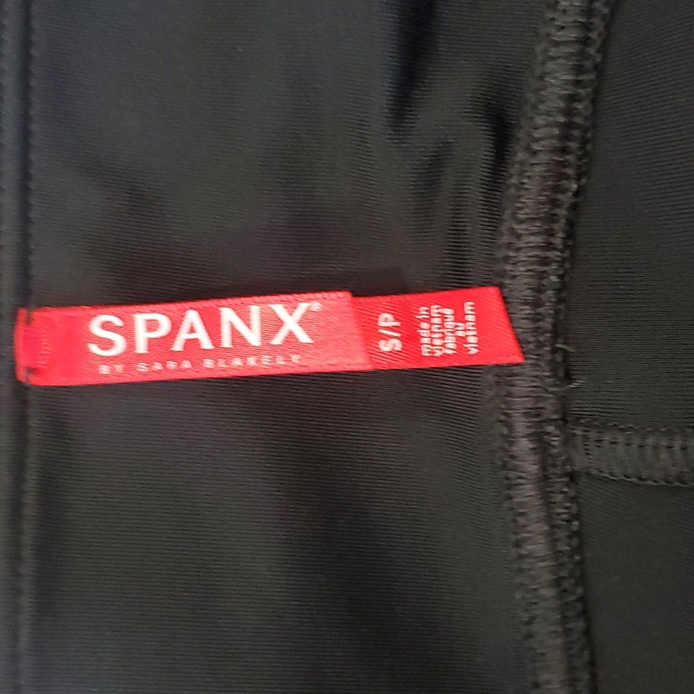 Spanx  black faux leather leggings size S - Picture 5 of 13